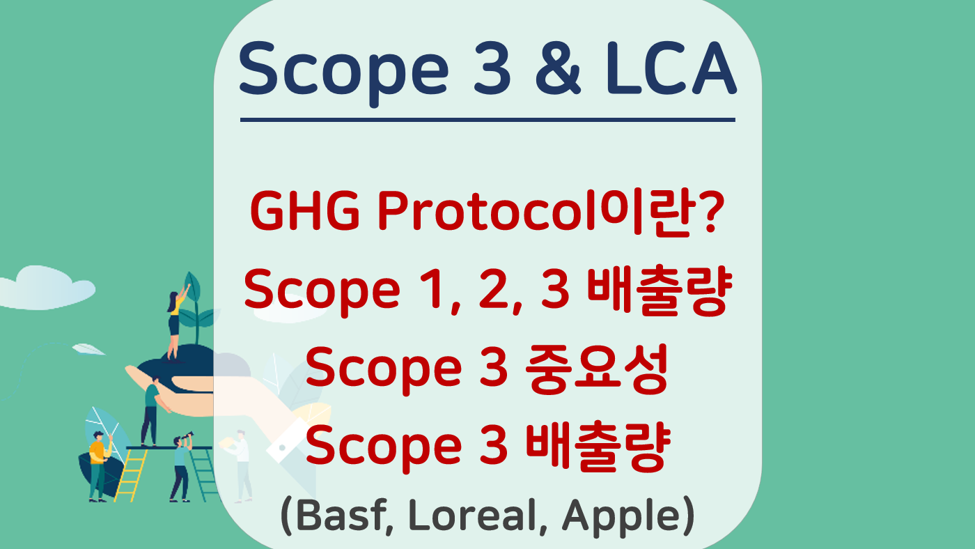Scope 3 배출량과 LCA - Scope 3 배출량 개념과 LCA와의 관계